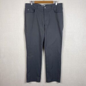 Peter Millar Pants Mens 36x32 (38x28.5) Grey eb66 Performance Five Pocket